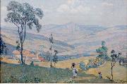 Janis Rozentals Italian Landscape oil on canvas